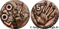 FRANCE Médaille, 5e anniversaire du LOTO, n°20 SPECTACLES : CIRQUE, THÉÂTRE, CINÉMA, JEUX, CONCERT n.d. (89,5mm, 458,30g, 12h) -