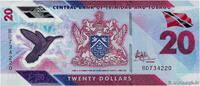 TRINIDAD et TOBAGO 20 Dollars TRINIDAD et TOBAGO 20 Dollars 2020 NEUF -