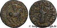 LES TERRITOIRES PÉRIPHÉRIQUES (ARABO-BYZANTINES, C Drachme bilingue SCYTHIE - ROYAUME INDO-SCYTHE - AZÈS Atelier incertain, Gandhara c. 55-35 AC. (16mm, 2,16g, 12h) -