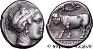 Classique 3 (350 à 323 avant J.C.) Nomos, statère ou didrachme CAMPANIE - NEAPOLIS (NAPLES) Naples, Campanie c. 300-275 AC. (19mm, 7,45g, 11h) -