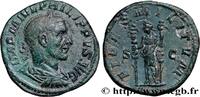 L'ANARCHIE MILITAIRE(235 après J.C. à 284 après J. Sesterce PHILIPPE Ier L'ARABE Rome 244 (29,5mm, 17,03g, 6h) -