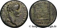 LES JULIO-CLAUDIENS (27 avant J.C. à 69 après J.C. As à l'autel de Lyon TIBÈRE Lyon c. 12-14 AD. (23,5mm, 10,89g, 1h) -