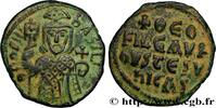 LA DYNASTIE ISAURIENNE (717-867) Follis MICHEL II et THÉOPHILE Constantinople 821-829 (26mm, 6,96g, 6h) -