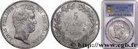 FRANCE 5 francs type Tiolier avec le I, tranche en creux LOUIS-PHILIPPE Ier Paris 1830 (37mm, 25g, 6h) -