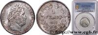 FRANCE 1 franc Louis-Philippe, couronne de chêne LOUIS-PHILIPPE Ier Paris 1846 (23mm, 5,00g, 6h) -
