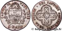 SUISSE - CANTON DE VAUD 5 Batzen SUISSE - CANTON DE VAUD 1828 (26mm, 4,50g, 6h) -
