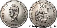 DJIBOUTI - Territoire français des AFARS et des IS Essai de 50 Francs Marianne / dromadaires DJIBOUTI - Territoire français des AFARS et des ISSAS Paris 1970 (25,5mm, 7,03g, 6h) -