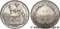 INDOCHINE FRANÇAISE 50 Centièmes INDOCHINE FRANÇAISE Paris 1936 (29mm, 13,56g, 6h) -