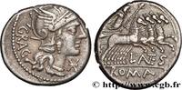 LA RÉPUBLIQUE (280 avant J.C. à 27 avant J.C.) Denier ANTESTIA Rome 136 AC. (19mm, 3,89g, 3h) -