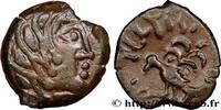 FRANCE Bronze YLLYCCI à l’oiseau, classe IV SÉNONS (région de Sens) c. 80-50 AC. (16mm, 3,04g, 6h) -