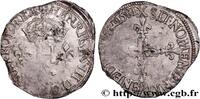 FRANCE Double sol parisis, 2e type HENRI III Amiens 1581 (26mm, 3,89g, 9h) -