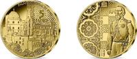 FRANCE BELLE EPREUVE 5 Euro (or) UNESCO - PALAIS NATIONAL FRANCE Pessac - Monnaie de Paris 2023 (11mm, 0,5g, 12h) -