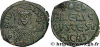 LA DYNASTIE ISAURIENNE (717-867) Follis MICHEL II et THÉOPHILE Constantinople 821-829 (22mm, 7,1g, 6h) -