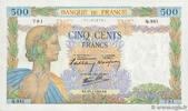 FRANCE 500 Francs LA PAIX FRANCE 500 Francs LA PAIX 1940 pr.NEUF -
