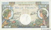 FRANCE 1000 Francs COMMERCE ET INDUSTRIE FRANCE 1000 Francs COMMERCE ET INDUSTRIE 1940 SPL+ -