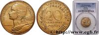 FRANCE 20 centimes Marianne CINQUIÈME RÉPUBLIQUE Paris 1967 (23,5mm, 4g, 6h) -