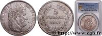 FRANCE 5 francs IIe type Domard LOUIS-PHILIPPE Ier Rouen 1837 (37,19mm, 25g, 6h) -