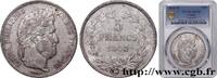 FRANCE 5 francs IIe type Domard LOUIS-PHILIPPE Ier Lille 1843 (37mm, 25g, h) -