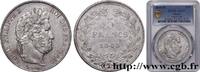 FRANCE 5 francs IIIe type Domard LOUIS-PHILIPPE Ier Lille 1845 (37mm, 25g, 6h) -