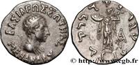 Hellénistique 2 (188 à 30 avant J.C.) Drachme bilingue BACTRIANE - ROYAUME DE BACTRIANE - MÉNANDRE Ier SOTER c. 160-155 AC. (17mm, 2,45g, 1h) -