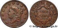 ÉTATS-UNIS D'AMÉRIQUE 1 Cent “Matron head” ÉTATS-UNIS D'AMÉRIQUE 1830 (27,5mm, 10,62g, 6h) -