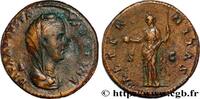 LES ANTONINS (96 après J.C. à 192 après J.C.) Sesterce FAUSTINE MÈRE Rome 141 (32,5mm, 22,54g, 12h) -