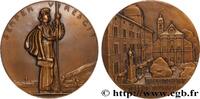 FRANCE Médaille, 4e centenaire du Lycée de Tournon ENSEIGNEMENT 1936 (80mm, 232,40g, 12h) -