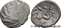 FRANCE Drachme aux mèches aquitaniques, à droite SANTONS / CENTRE-OUEST, Incertaines c. 60-50 AC. (15mm, 2,07g, 2h) -