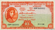 IRLANDE 10 Shillings IRLANDE 10 Shillings 1966 TTB+ -