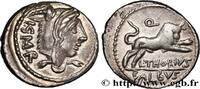 LA RÉPUBLIQUE (280 avant J.C. à 27 avant J.C.) Denier THORIA Rome 105 AC. (18mm, 3,94g, 6h) -