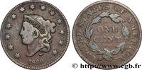 ÉTATS-UNIS D'AMÉRIQUE 1 Cent “Matron head” ÉTATS-UNIS D'AMÉRIQUE 1830 (27,5mm, 10,65g, 6h) -