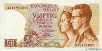 BELGIQUE 50 Francs BELGIQUE 50 Francs 1966 pr.NEUF -