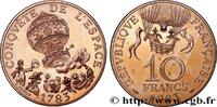 FRANCE Piéfort Cu-Ni de 10 francs Conquête de l’Espace PIÉFORTS 1983 (26mm, 19,50g, 6h) -