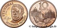 FRANCE Piéfort Cu-Ni de 10 francs Stendhal PIÉFORTS Pessac 1983 (26mm, 19,52g, 6h) -