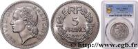 FRANCE 5 francs Lavrillier, nickel TROISIÈME RÉPUBLIQUE 1935 (31mm, 12g, 6h) -