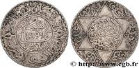 MAROC 2 1/2 Dirhams (1/4 Rial) Hassan I an 1299 MAROC Paris 1881 (26mm, 7,24g, h) -