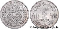 MAROC - PROTECTORAT FRANÇAIS Essai de 2 Francs AH 1370 MAROC - PROTECTORAT FRANÇAIS Paris 1951 (21,92mm, 1,20g, 6h) -