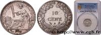 INDOCHINE FRANÇAISE 10 Centièmes INDOCHINE FRANÇAISE Paris 1919 (19mm, 2,70g, 6h) -