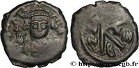L'EMPIRE D'ANASTASE À MAURICE TIBÈRE (491-602) Demi-follis MAURICE TIBÈRE Constantinople 598-599 (21,5mm, 6,07g, 6h) -