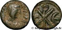L'EMPIRE D'ANASTASE À MAURICE TIBÈRE (491-602) Pentanummium JUSTIN Ier Constantinople 522-527 (12,5mm, 2,49g, 12h) -