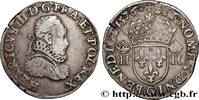 FRANCE Teston, 3e type HENRI III Poitiers 1576 (30,5mm, 9,40g, 4h) -