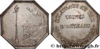 FRANCE Compagnie d’éclairage au gaz d’Orléans L'ORLÉANAIS - Noblesse et villes 1840 (25,5mm, 7,61g, 12h) -
