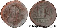 L'EMPIRE D'ANASTASE À MAURICE TIBÈRE (491-602) Follis MAURICE TIBÈRE Theoupolis (Antioche) 583-584 (31,5mm, 11,52g, 6h) -