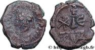 L'EMPIRE D'ANASTASE À MAURICE TIBÈRE (491-602) Decanummium MAURICE TIBÈRE Constantinople 585-586 (16,5mm, 3,08g, 6h) -