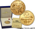 FRANCE Belle Épreuve 100 francs Or - Europe COMMÉMORATIVES MONNAIE DE PARIS Pessac 1998 (31mm, 17g, 6h) -