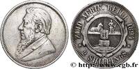 AFRIQUE DU SUD 2 Shillings président Kruger AFRIQUE DU SUD 1894 (28,7mm, 11,28g, 12h) -
