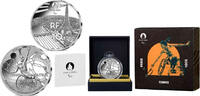 FRANCE BELLE EPREUVE 10 Euro TENNIS FAUTEUIL PARIS 2024 FRANCE Pessac - Monnaie de Paris 2021 (37mm, 22,2g, 12h) -
