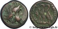 Hellénistique 2 (188 à 30 avant J.C.) Obole ÉGYPTE - ROYAUME LAGIDE - PTOLÉMÉE VI PHILOMÉTOR Alexandrie, Égypte c. 180-176 AC. (21,5mm, 8,63g, 11h) -