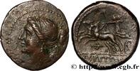 Hellénistique 1 (323 à 188 avant J.C.) Hemidrachme ou demi-unité BRUTTIUM - BRUTTII - LES BRETTIENS Bruttium, Locres ou Crotone 211-208 AC. (18mm, 3,81g, 5h) -