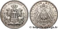 ALLEMAGNE - VILLE LIBRE DE HAMBOURG 3 Mark blason de Hambourg ALLEMAGNE - VILLE LIBRE DE HAMBOURG Hambourg 1911 (33mm, 16,68g, 12h) -